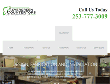 Tablet Screenshot of 4evergreenfabricators.com